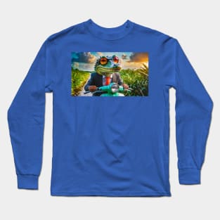 Gator Scooter Rider Long Sleeve T-Shirt